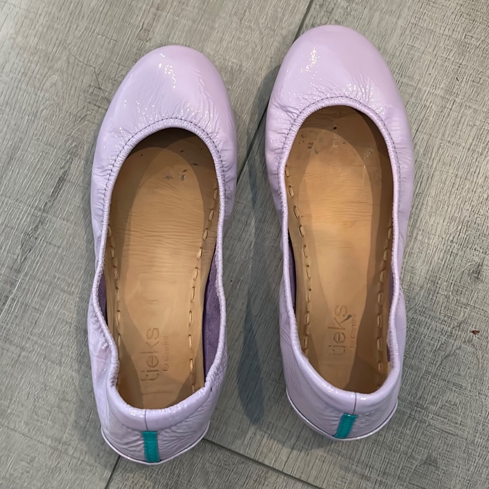 Tieks lavender patent leather size 8